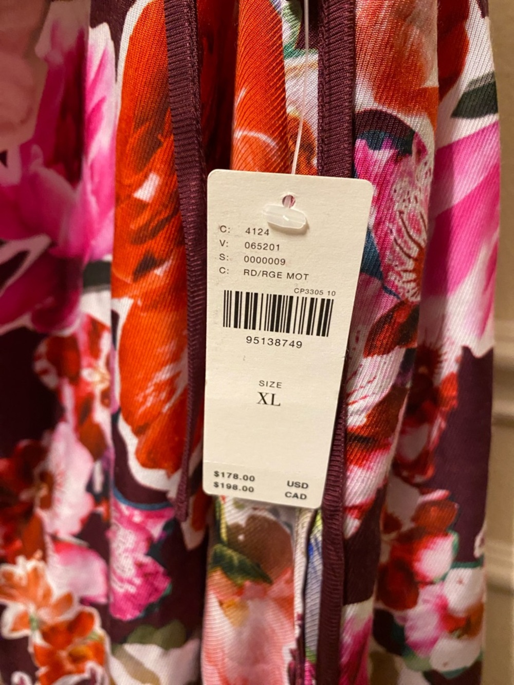 Anthropologie Floral Satin Wide-Leg Jumpsuit - Multi Floral - Picture 4 of 7